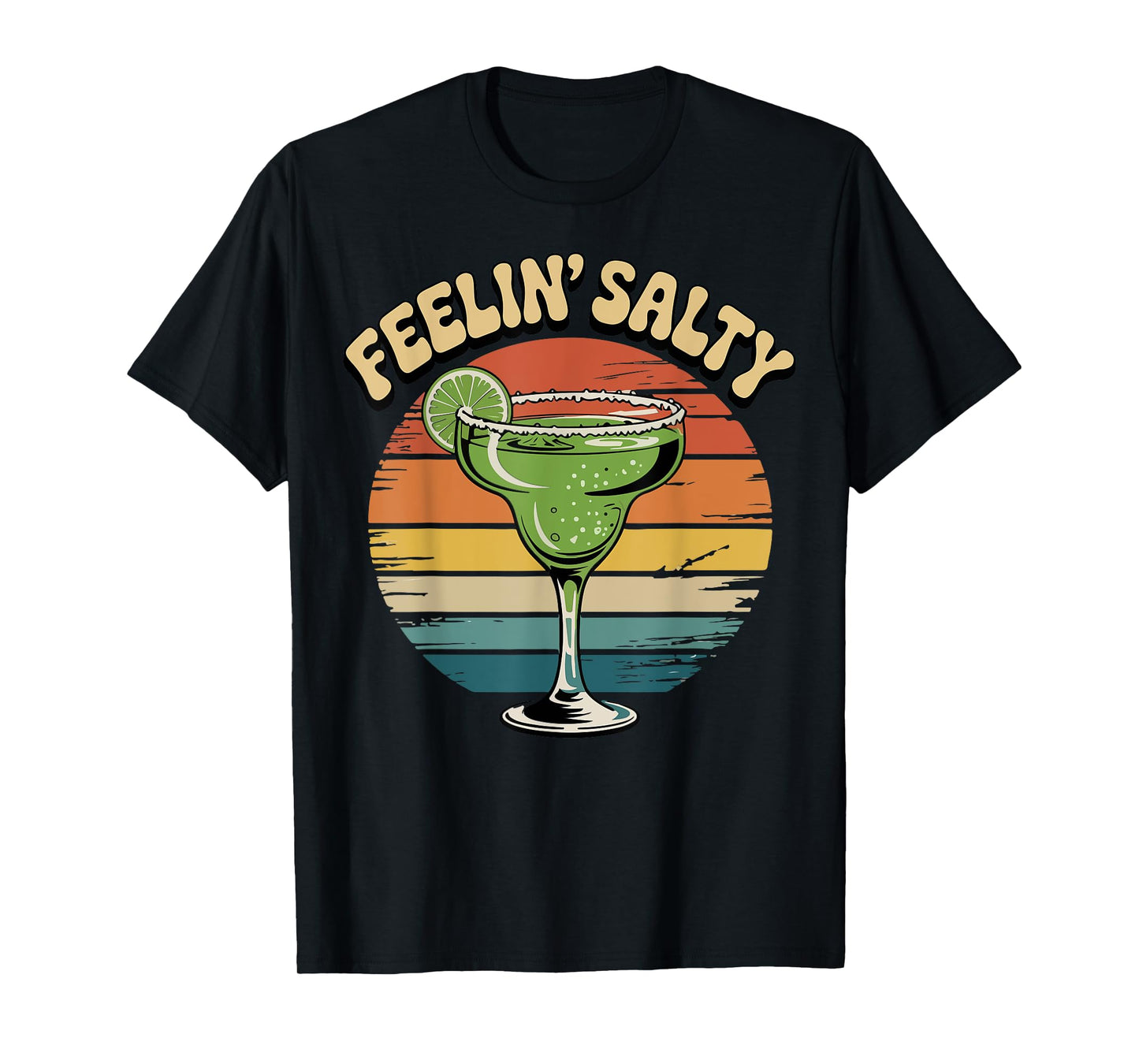 Margarita Feeling Salty Independence Day Mexican Women T-Shirt