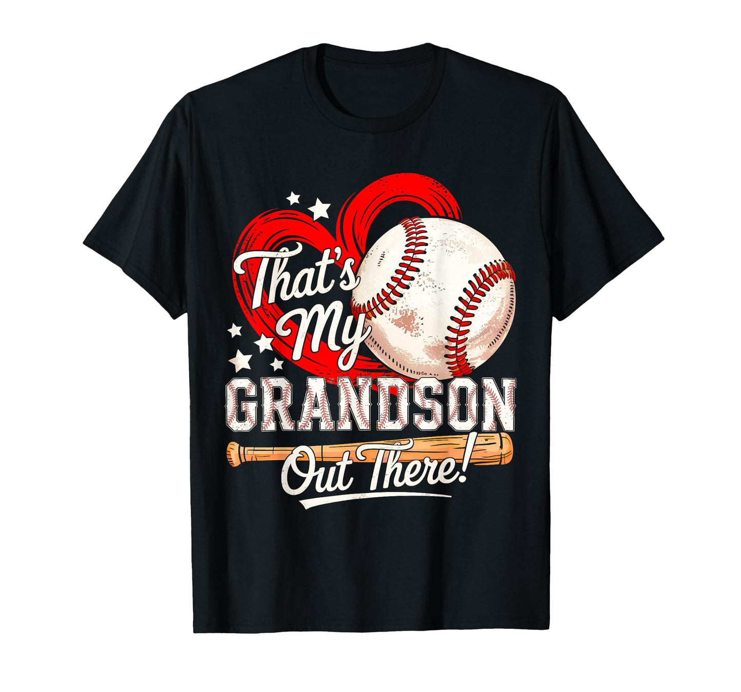 that's my grandson out there baseball grandma and grandson T-Shirt