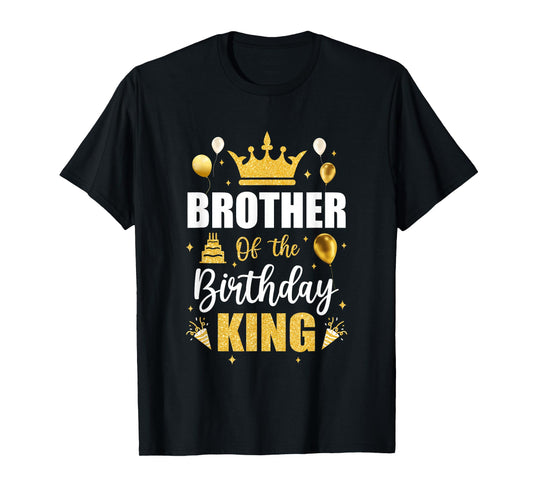 Brother Of The Birthday King Boys Men Bday Party For Him T-Shirt