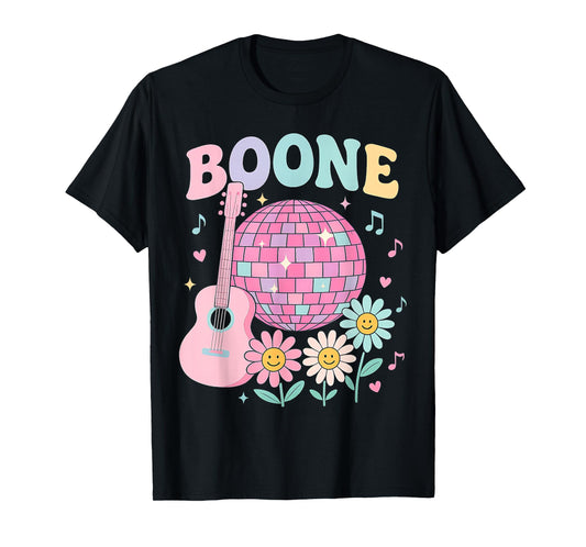 Boone Family Name I Love Boone Personalized Vintage T-Shirt