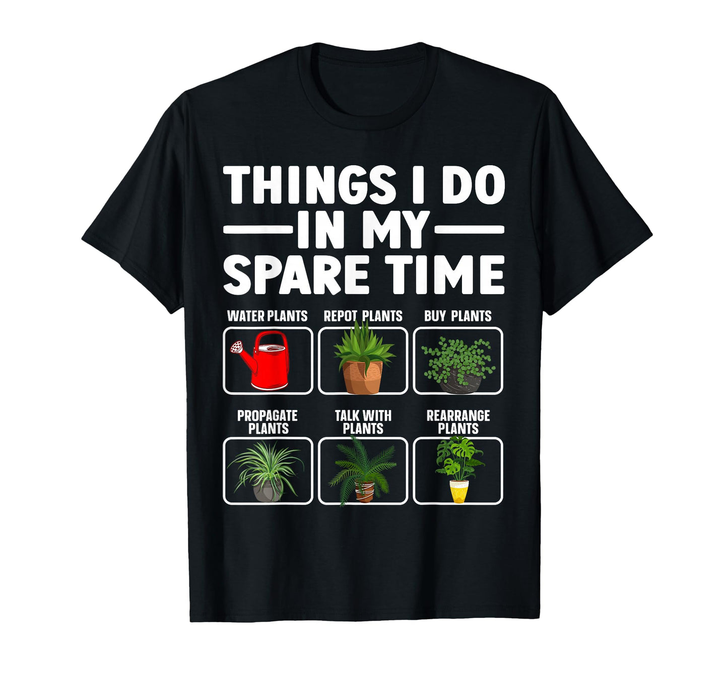 Funny Plant Art For Men Women Gardener Plant Lover Gardening T-Shirt