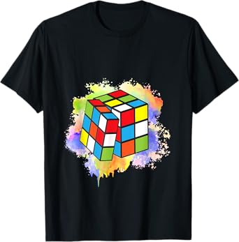 Cool Rubik Rubix Rubics Player Cube Lovers Women Men Boy Kid T-Shirt