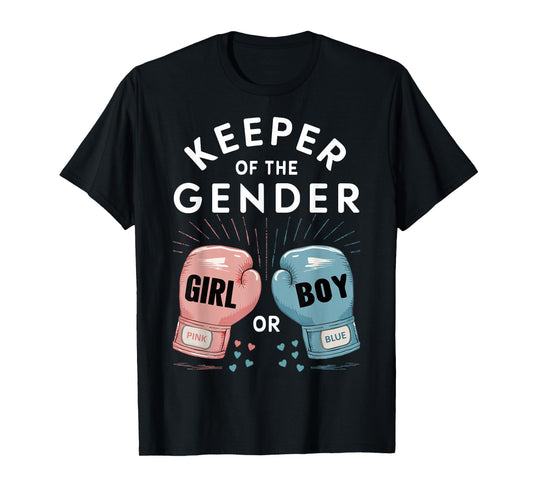 Gender Reveal Party Keeper Of Gender Boxing T-Shirt