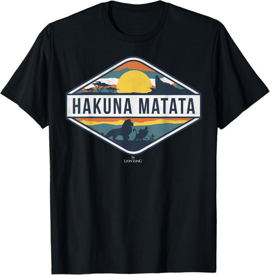 Disney The Lion King Hakuna Matata Diamond Logo T-Shirt