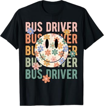 Bus Driver Appreciation Gifts For School Bus Driver T-Shirt