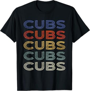 Classic Cubs Family Name Proud Personalized Vintage Costume T-Shirt