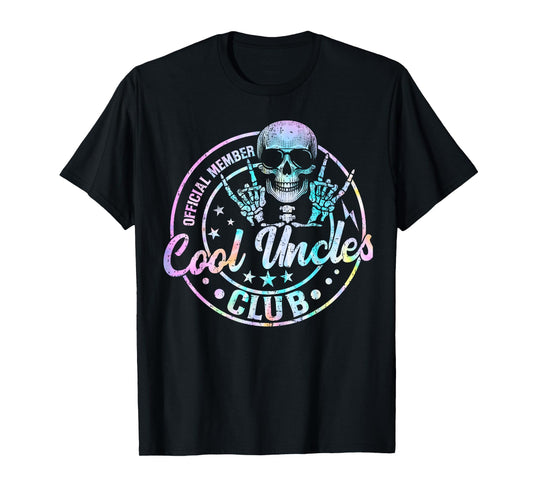Cool Uncles Club Best Uncle Ever Funny Dad Joke Fathers Day T-Shirt