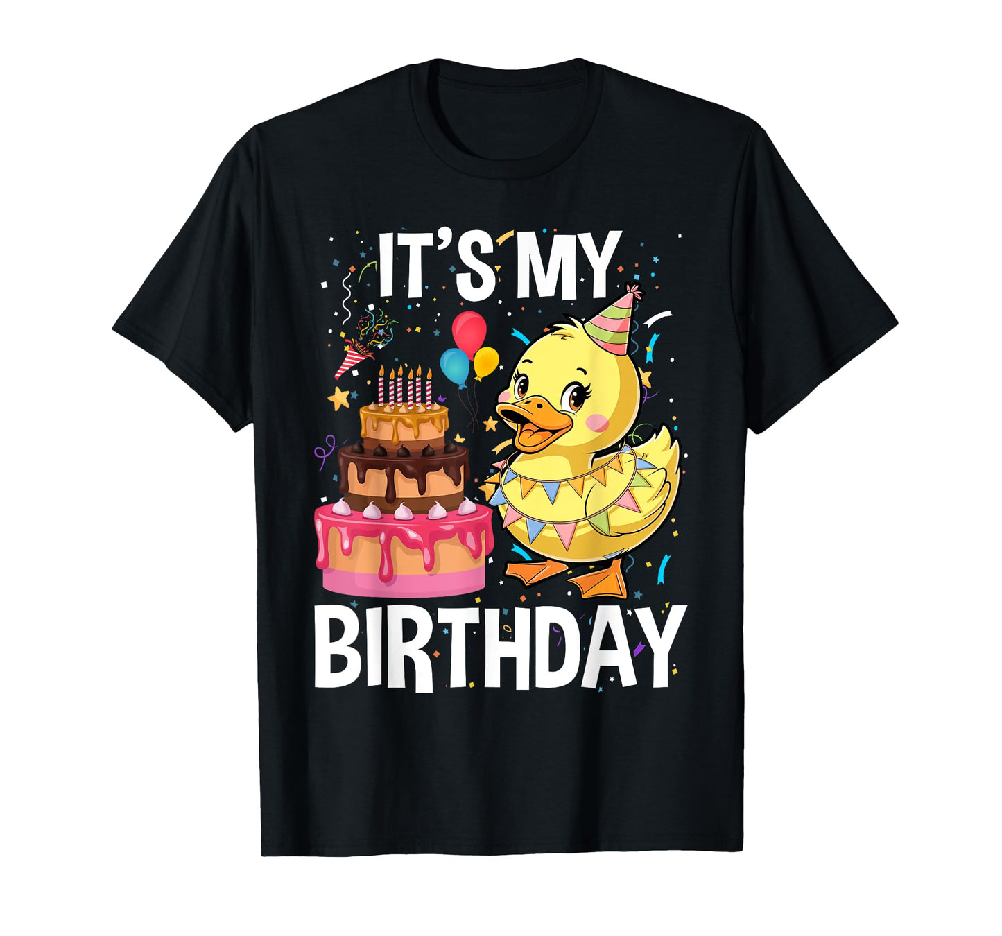 Duck for Birthday for Children It's My Birthday T-Shirt