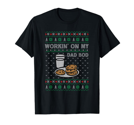Pregnancy New Mom Baby Pregnant Christmas Matching Couples T-Shirt