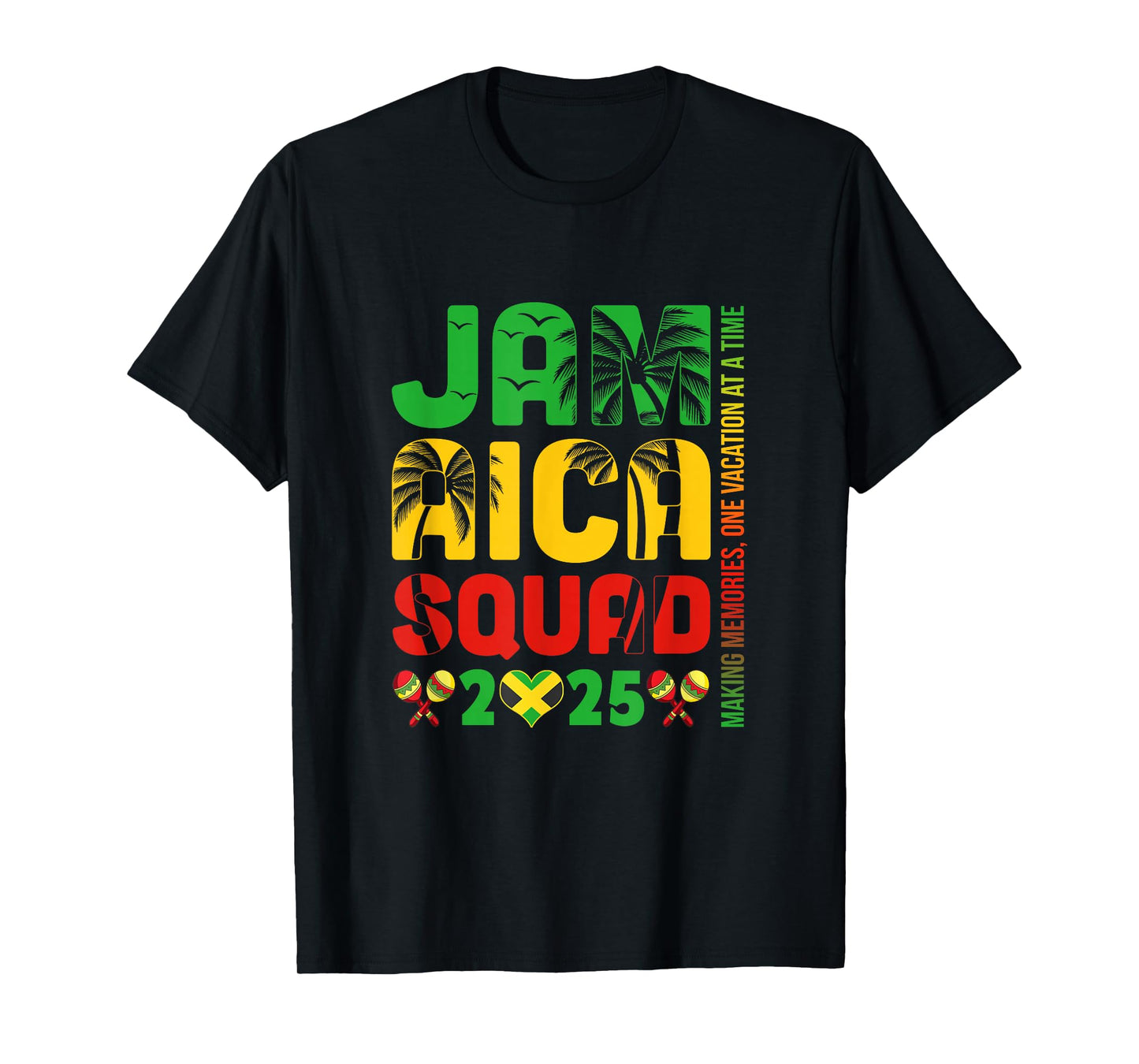 Jamaica 2025 Vacation Trip Matching Family Squad Group T-Shirt