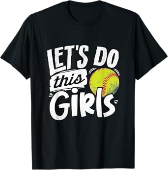 Softball Mom Women Girls Softball Lover T-Shirt