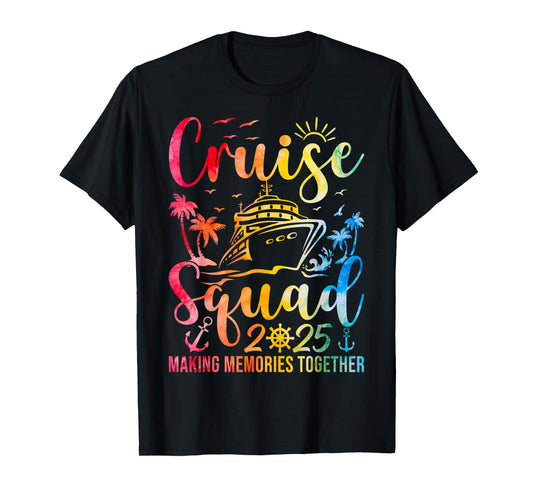 Cruise Squad 2025 Summer Vacation Matching Family Group T-Shirt