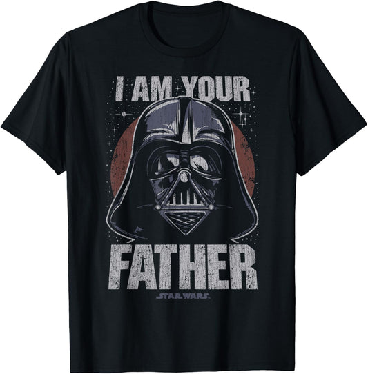 Star Wars Darth Vader I Am Your Father Dark Portrait Disney+ T-Shirt