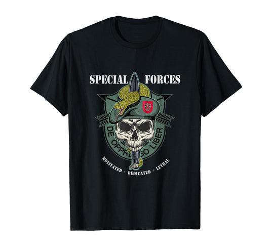 7th Special Forces Group De Oppresso Liber Military Veteran T-Shirt