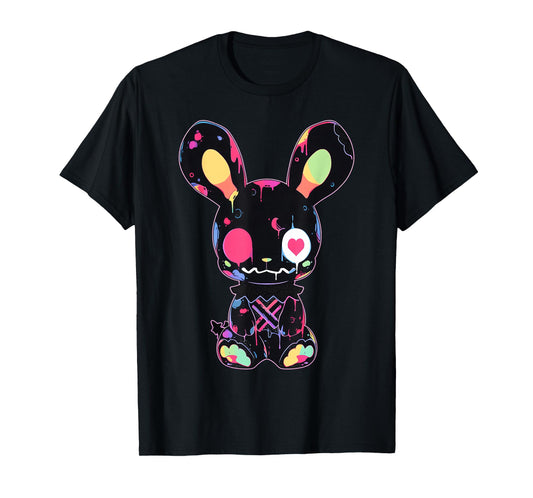 Goth Bunny Kawaii Rabbit Cute Gothic Outfit E-Girl Grunge T-Shirt