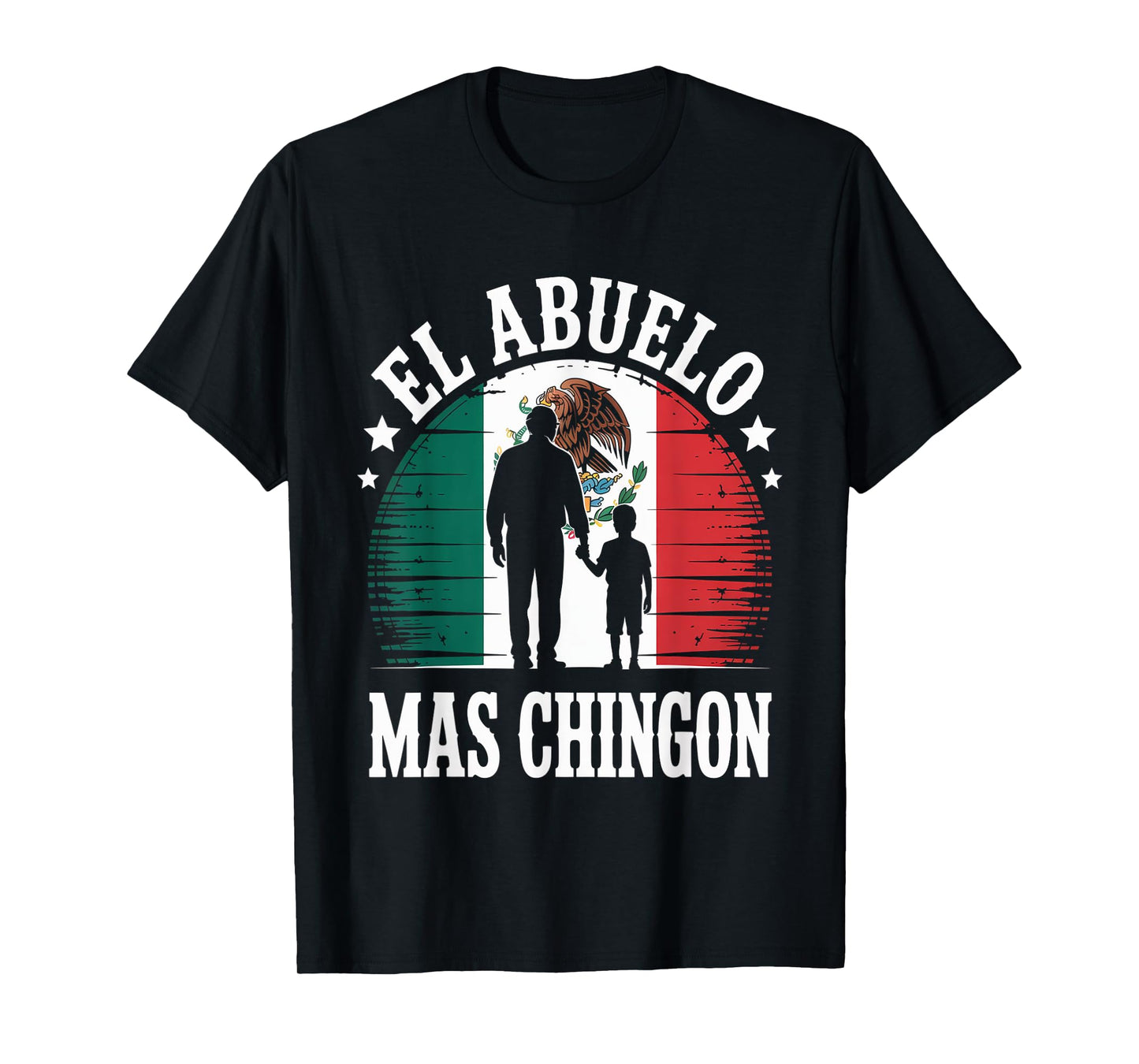 Coolest Mexican Grandpa Vintage Sombrero Design T-Shirt
