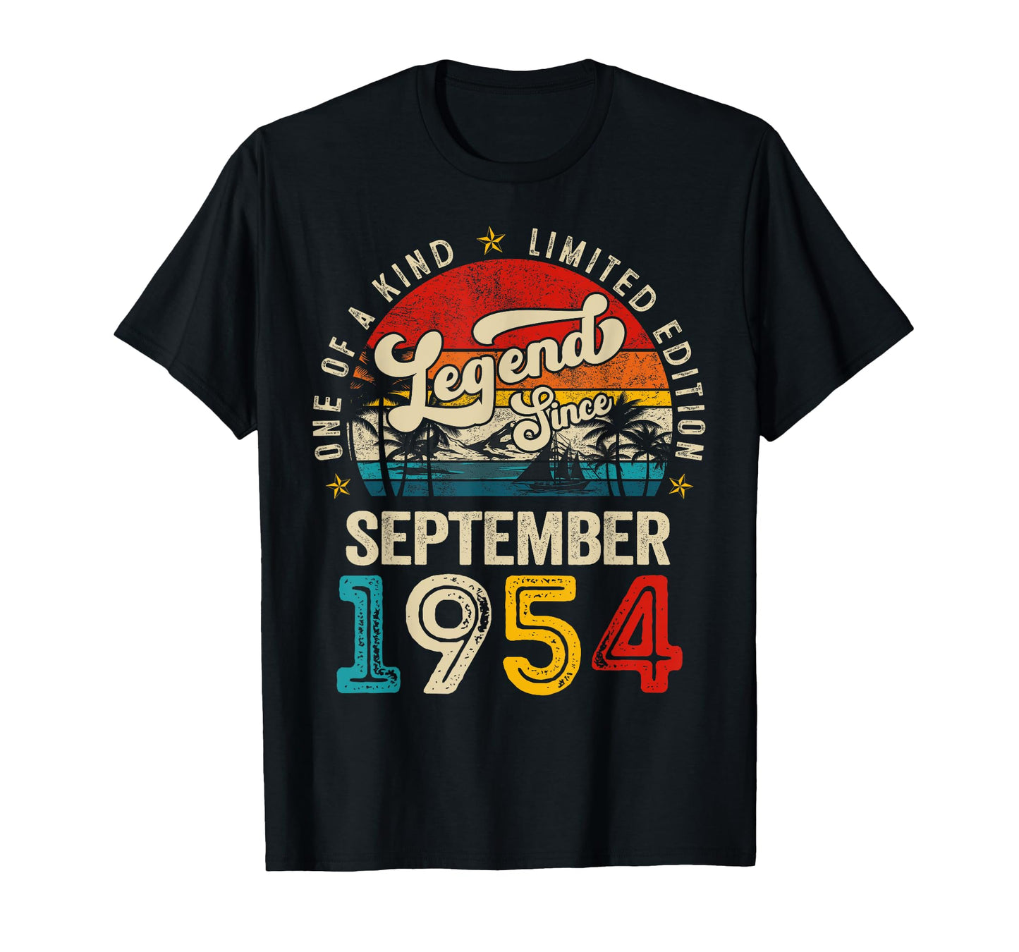 70 Years Old Legend since September 1954 70th Birthday Men T-Shirt