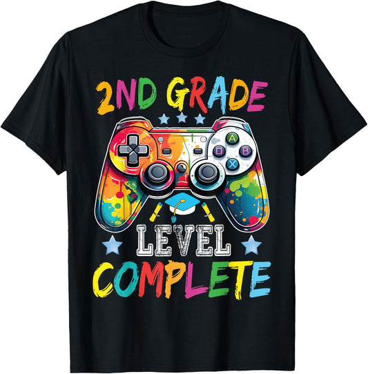 2nd Grade Level Complete Shirt Graduation Last Day Of School T-Shirt