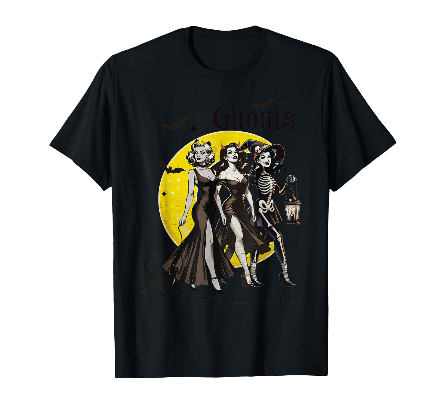Ghouls Just Wanna Have Fun Women Funny Halloween T-Shirt