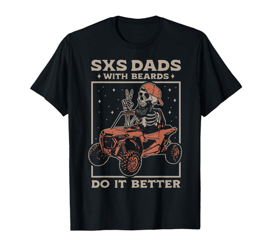SXS UTV Bearded Dads Offroad Adventure Life T-Shirt