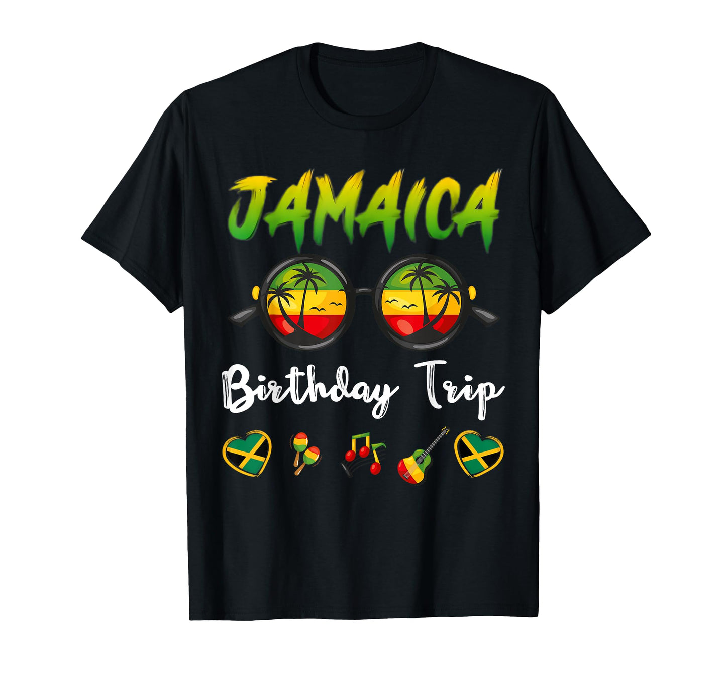 Jamaica Birthday 2025 Family Trip 2025 Women Vacation Party T-Shirt