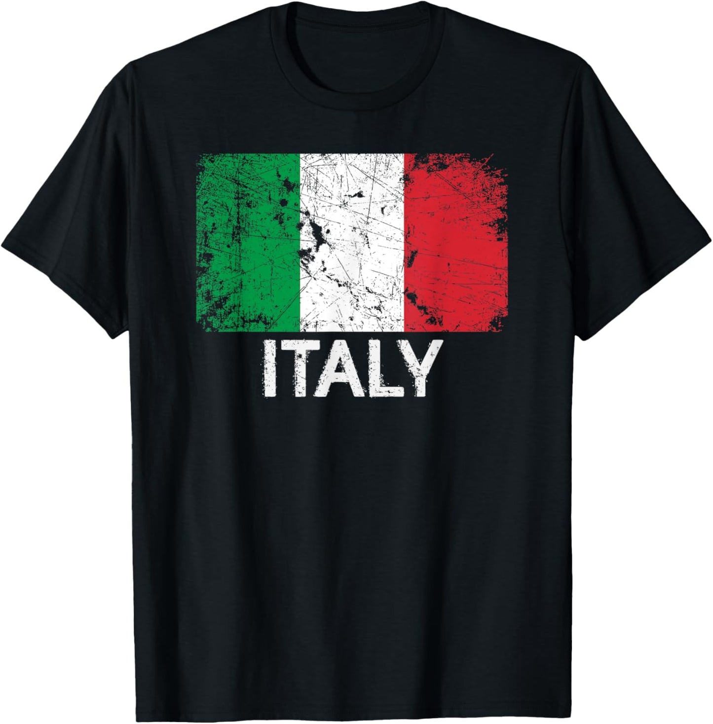 Italian Flag | Vintage Made In Italy Gift T-Shirt