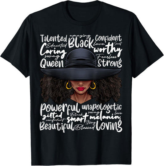 African Black History African American Ladies Juneteenth T-Shirt