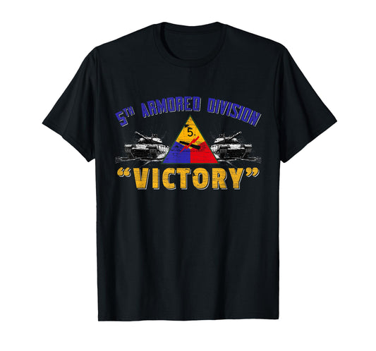 Veteran 5th Armored Division Victory Vintage Gifts T-Shirt