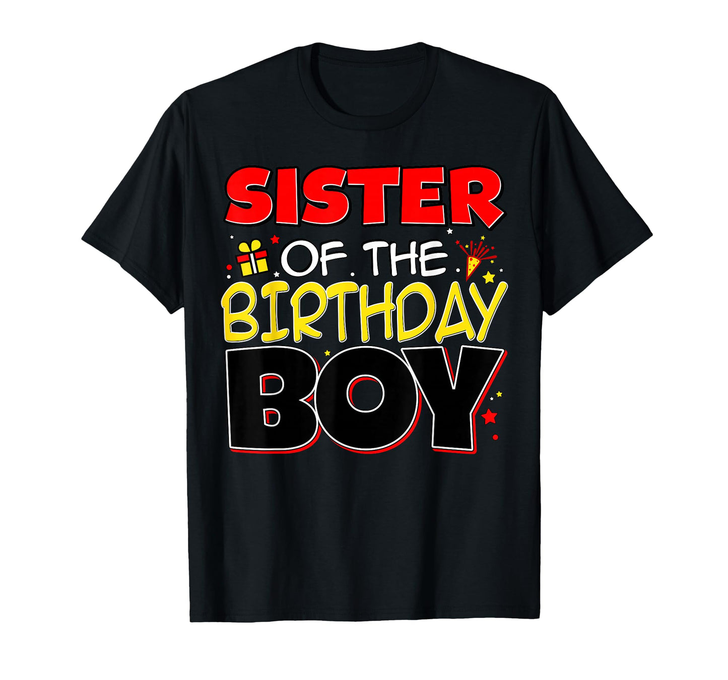 Sister Of The Birthday Boy Family Party Birthday Outfit T-Shirt