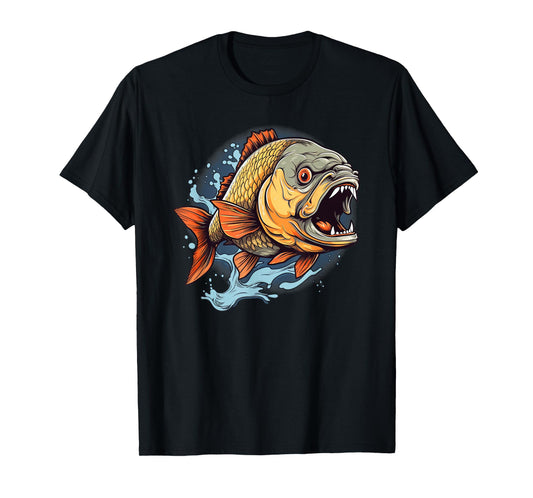 Cool Piranha Lake and Fish Monster Lovers T-Shirt