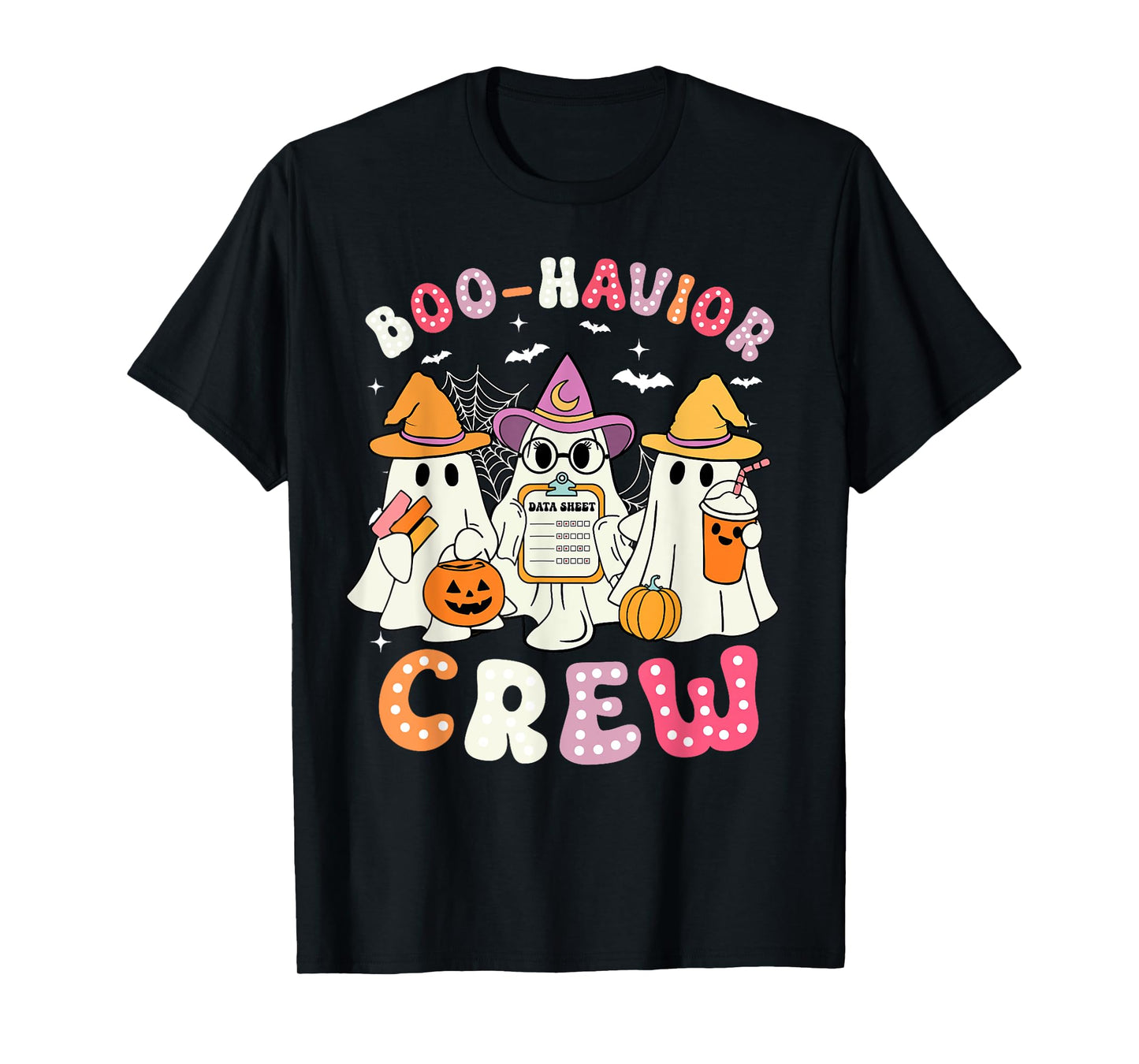 Boo Havior Crew Behavior Analyst Halloween ABA RBT T-Shirt