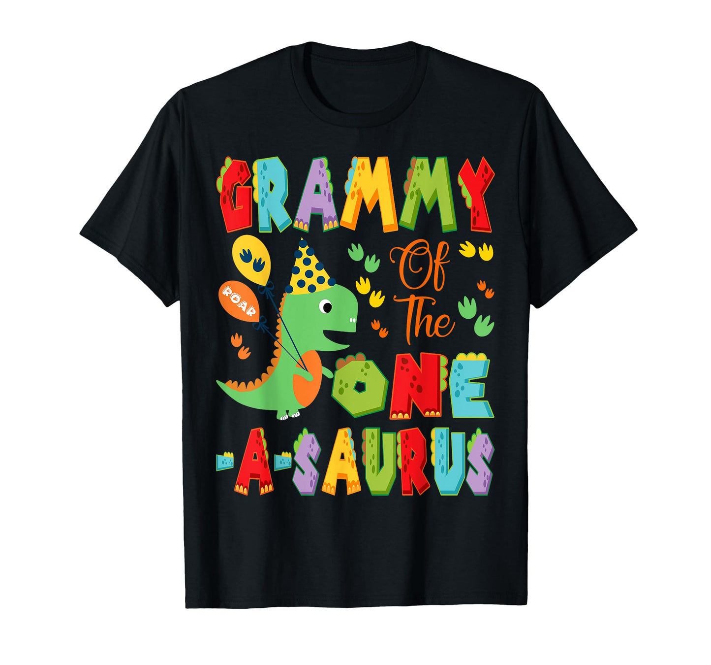 Grammy Of The One-A-Saurus 1St Birthday Boy Dinosaur T-Shirt