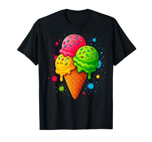 Ice Cream Cone Sprinkles Girls & Women T-Shirt