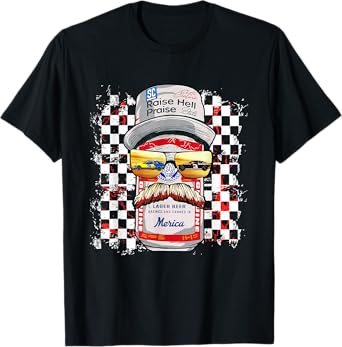 Vintage Motorsport Classic 80s Racing Outfits Drinkin' Beer T-Shirt