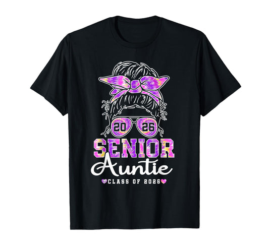 Senior Aunt 2026 Auntie Of Senior 2026 Class Of 2026 Aunt T-Shirt