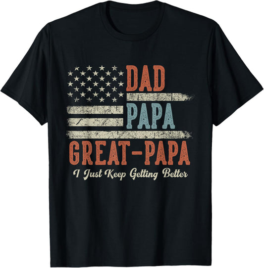 Gifts for Grandpa from Grandkids Dad Papa Great Papa T-Shirt