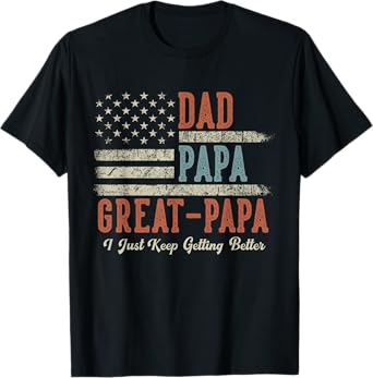 Gifts for Grandpa from Grandkids Dad Papa Great Papa T-Shirt