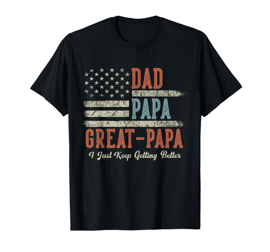 Gifts for Grandpa from Grandkids Dad Papa Great Papa T-Shirt
