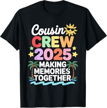 Cousin Crew 2025 Pajamas Kids Girls Toddler Matching T-Shirt