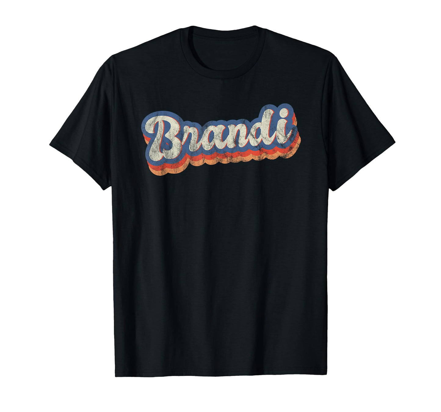 Brandi Personalized Name Shirt Custom Lettering 70's T-Shirt