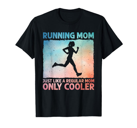 Funny Running For Women Mom Marathoner Runner Coach Marathon T-Shirt