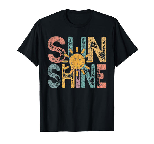 Sunshine Summer Vacation Hawaii Beach Life Vintage Trendy T-Shirt