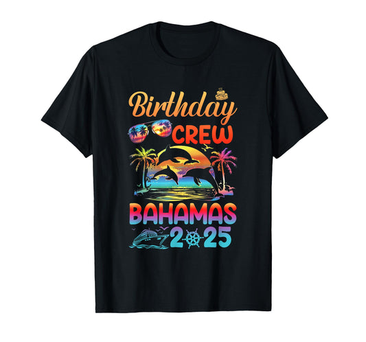 Bahamas Birthday Trip Vacation 2025 Matching Group T-Shirt