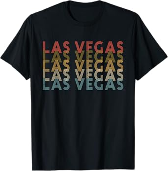 Las Vegas Nevada Vintage Retro 70s 80s T-Shirt Souvenir Gift T-Shirt