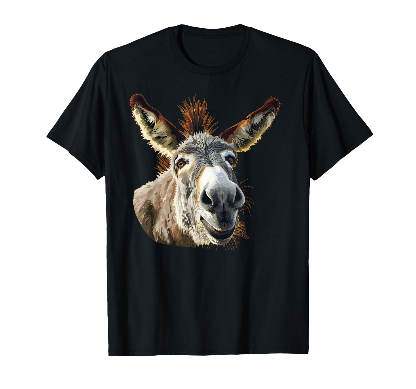 Cute looking donkey face for animals and donkeys lovers T-Shirt