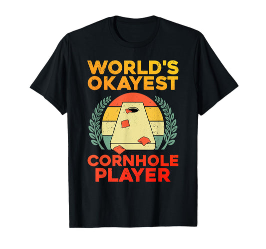Cool Cornhole Design for Men Women Corn Hole Cornhole Player T-Shirt