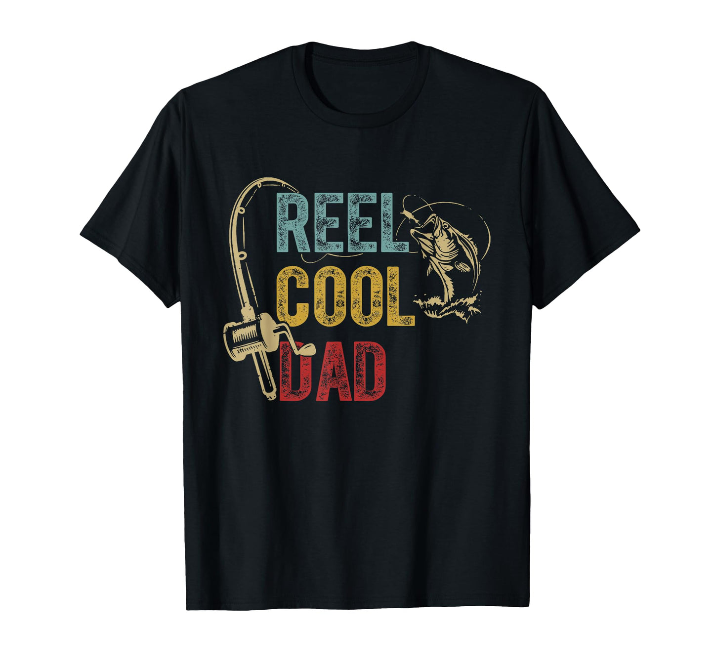 Reel Cool Dad Fishing Shirt Father's Day Fisherman T-Shirt