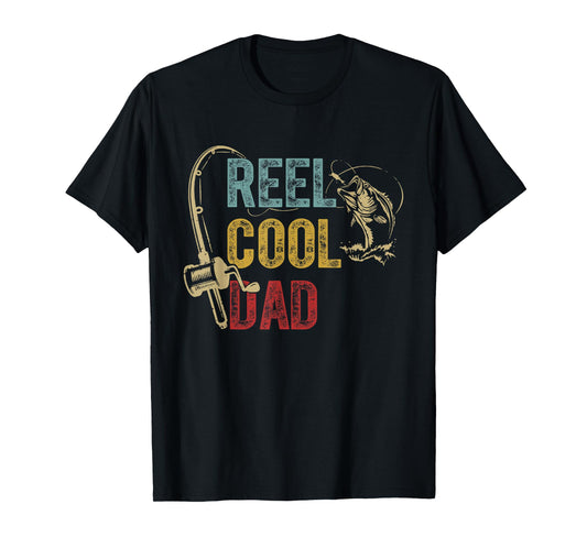 Reel Cool Dad Fishing Shirt Father's Day Fisherman T-Shirt