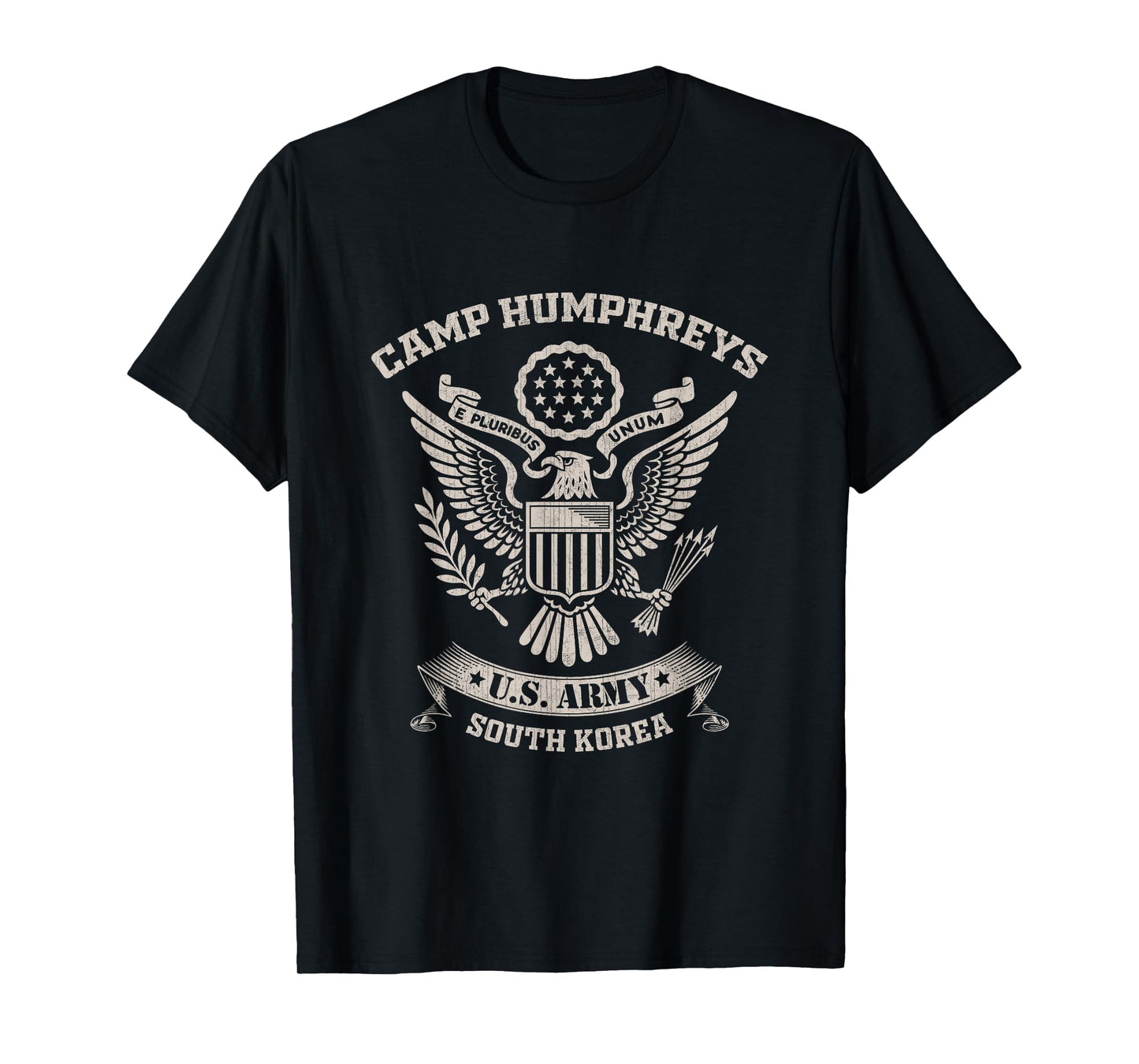 Camp Humphreys Veteran South Korea US Military Base Vintage T-Shirt
