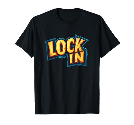 Awesome Lock in Speech Emblem T-Shirt